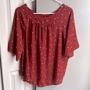 LOFT Scarlett floral Top 🤍